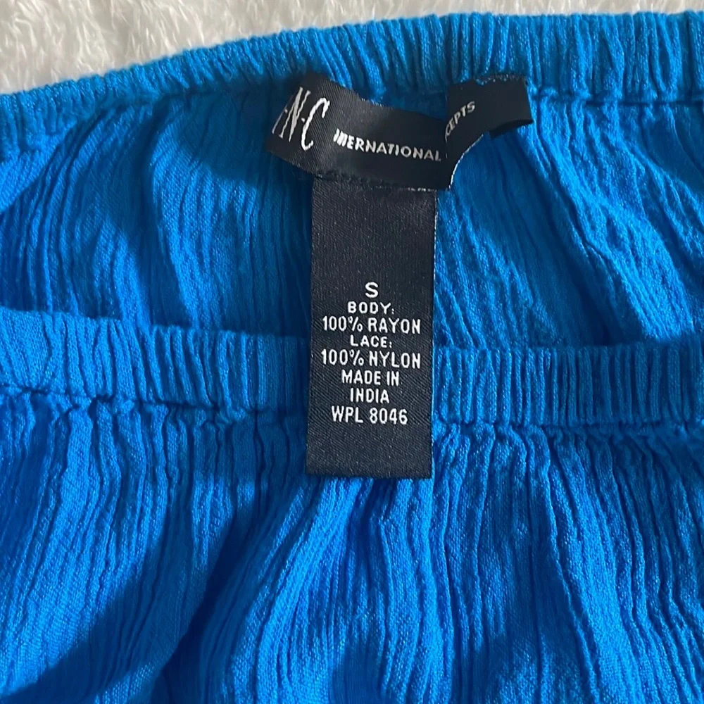 INC International Concepts Off The Shoulder Peasant Blouse Size S - Picture 5 of 5